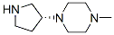 Piperazine, 1-methyl-4-(3-pyrrolidinyl)-, (R)- (9CI) CAS#: 771438-38-1