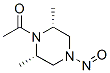 Piperazine,1-acetyl-2,6-dimethyl-4-nitroso-,cis-(9CI) CAS#: 77267-13-1