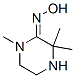Piperazinone, 1,3,3-trimethyl-, oxime, (E)- (9CI) CAS#: 74986-96-2