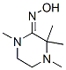 Piperazinone, 1,3,3,4-tetramethyl-, oxime, (E)- (9CI) CAS#: 74986-99-5