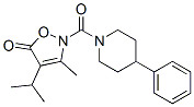 Piperidine,  1-[[3-methyl-4-(1-methylethyl)-5-oxo-2(5H)-isoxazolyl]carbonyl]-4-phenyl-  (9CI) CAS#: 706804-67-3