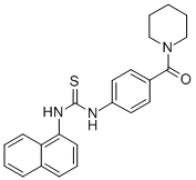 Piperidine, 1-(4-(((1-naphthalenylamino)thioxomethyl)amino)benzoyl)- CAS#: 76870-23-0