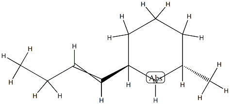 Piperidine, 2-(1-butenyl)-6-methyl-, (2R,6S)-rel- (9CI) CAS#: 785769-48-4