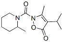 Piperidine,  2-methyl-1-[[3-methyl-4-(1-methylethyl)-5-oxo-2(5H)-isoxazolyl]carbonyl]-  (9CI) CAS#: 706804-36-6