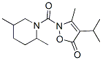 Piperidine,  2,5-dimethyl-1-[[3-methyl-4-(1-methylethyl)-5-oxo-2(5H)-isoxazolyl]carbonyl]-  (9CI) CAS#: 706805-03-0