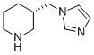 Piperidine, 3-(1H-imidazol-1-ylmethyl)-, (3S)- (9CI) CAS#: 790196-15-5