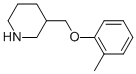 Piperidine, 3-[(2-methylphenoxy)methyl]- (9CI) CAS#: 785713-79-3