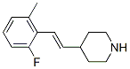 Piperidine, 4-[(1E)-2-(2-fluoro-6-methylphenyl)ethenyl]- (9CI) CAS#: 794472-27-8