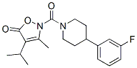 Piperidine,  4-(3-fluorophenyl)-1-[[3-methyl-4-(1-methylethyl)-5-oxo-2(5H)-isoxazolyl]carbonyl]-  (9CI) CAS#: 706804-75-3