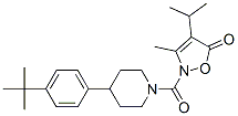 Piperidine,  4-[4-(1,1-dimethylethyl)phenyl]-1-[[3-methyl-4-(1-methylethyl)-5-oxo-2(5H)-isoxazolyl]carbonyl]-  (9CI) CAS#: 706804-85-5