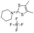 Piperidinium, 1-(4,5-dimethyl-1,3-dithiol-2-ylidene)- tetrafluoroborate CAS#: 78541-63-6