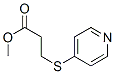 Propanoic acid, 3-(4-pyridinylthio)-, methyl ester (9CI) CAS#: 78526-49-5