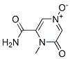 Pyrazinecarboxamide, 1,6-dihydro-N-methyl-6-oxo-, 4-oxide (9CI) CAS#: 77775-49-6