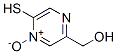 Pyrazinemethanol, 5-mercapto-, 4-oxide (9CI) CAS#: 72788-80-8