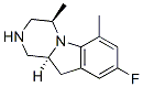 Pyrazino[1,2-a]indole, 8-fluoro-1,2,3,4,10,10a-hexahydro-4,6-dimethyl-, (4R,10aS)- (9CI) CAS#: 791774-66-8