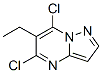 Pyrazolo[1,5-a]pyrimidine, 5,7-dichloro-6-ethyl- (9CI) CAS#: 754211-04-6