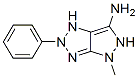 Pyrazolo[3,4-d]-1,2,3-triazol-6-amine, 1,2,4,5-tetrahydro-4-methyl-2-phenyl- (9CI) CAS#: 780814-77-9
