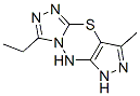 Pyrazolo[3,4-e]-1,2,4-triazolo[3,4-b][1,3,4]thiadiazine, 3-ethyl-5,6-dihydro-8-methyl- (9CI) CAS#: 729553-86-0