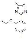 Pyridine, 2-ethoxy-6-methyl-3-(5-methyl-1,2,4-oxadiazol-3-yl)- (9CI) CAS#: 724744-39-2
