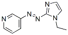 Pyridine, 3-[(1-ethyl-1H-imidazol-2-yl)azo]- (9CI) CAS#: 780761-64-0