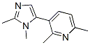 Pyridine, 3-(1,2-dimethyl-1H-imidazol-5-yl)-2,6-dimethyl- (9CI) CAS#: 771541-01-6