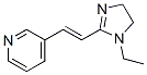 Pyridine, 3-[(1E)-2-(1-ethyl-4,5-dihydro-1H-imidazol-2-yl)ethenyl]- (9CI) CAS#: 738575-24-1