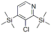 Pyridine, 3-chloro-2,4-bis(trimethylsilyl)- (9CI) CAS#: 79698-59-2