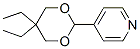 Pyridine, 4-(5,5-diethyl-1,3-dioxan-2-yl)- (9CI) CAS#: 792883-56-8