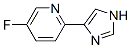 Pyridine, 5-fluoro-2-(1H-imidazol-4-yl)- (9CI) CAS#: 758679-59-3