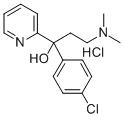 Pyridinemethanol, alpha-(p-chlorophenyl)-alpha-(dimethylaminoethyl)-, hydrochloride CAS#: 74050-96-7