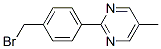 Pyrimidine, 2-[4-(bromomethyl)phenyl]-5-methyl- (9CI) CAS#: 77232-36-1