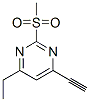 Pyrimidine, 4-ethyl-6-ethynyl-2-(methylsulfonyl)- (9CI) CAS#: 746620-56-4