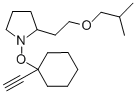 Pyrrolidine, 1-(1-((1-ethynylcyclohexyl)oxy)-2-(2-methylpropoxy)ethyl) - CAS#: 79700-75-7