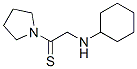 Pyrrolidine,  1-[2-(cyclohexylamino)-1-thioxoethyl]-  (9CI) CAS#: 777946-66-4