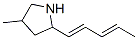 Pyrrolidine, 4-methyl-2-(1,3-pentadienyl)- (9CI) CAS#: 763868-72-0