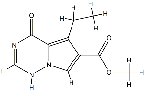 Pyrrolo[2,1-f][1,2,4]triazine-6-carboxylic acid, 5-ethyl-1,4-dihydro-4-oxo-, methyl ester (9CI) CAS#: 714971-30-9