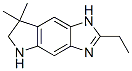 Pyrrolo[2,3-f]benzimidazole, 2-ethyl-1,5,6,7-tetrahydro-7,7-dimethyl- (9CI) CAS#: 744165-60-4