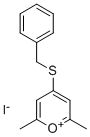 Pyrylium, 4-benzylthio-2,6-dimethyl-, iodide CAS#: 74332-95-9