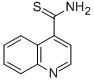 QUINOLINE-4-CARBOTHIOIC ACID AMIDE CAS#: 74585-98-1