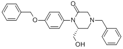 (R)-1-(4-BENZYLOXYPHENYL)-4-BENZYL-6-HYDROXYMETHYL-PIPERAZIN-2-ONE CAS#: 777934-42-6
