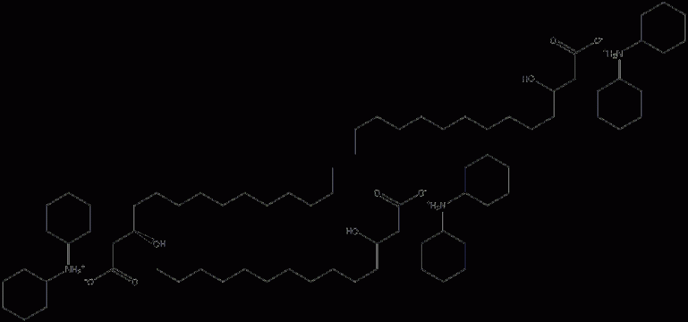 (R)-3-Hydroxy Myristic Acid Tri(dicyclohexylammonium Salt) CAS#: 76062-98-1