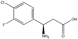 (R)-3-amino-3-(4-chloro-3-fluorophenyl)propanoic acid CAS#: 712321-01-2