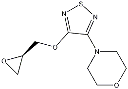 (R)-4-[4-(Oxiranylmethoxy)-1,2,5-thiadiazol-3-yl]morpholine CAS#: 741719-53-9