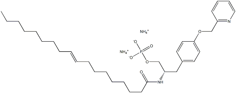 (S)-phosphoric acid Mono-{2-octadec-9-enoylaMino-3-[4-(pyridin-2-ylMethoxy)-phenyl]-propyl} ester (aMMoniuM salt) CAS#: 799268-75-0