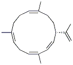 (S,1E,3Z,6E,10E)-3,7,11-Trimethyl-14-(1-methylethenyl)cyclotetradeca-1,3,6,10-tetrene CAS#: 79296-91-6