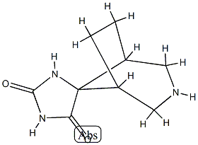 Spiro[3-azabicyclo[3.2.1]octane-8,4-imidazolidine]-2,5-dione, stereoisomer (9CI) CAS#: 77658-07-2