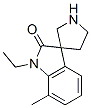 Spiro[3H-indole-3,3-pyrrolidin]-2(1H)-one, 1-ethyl-7-methyl- (9CI) CAS#: 744146-12-1