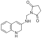 Succinimide, N-(1,2-dihydro-3-quinolylaminomethyl)- CAS#: 73927-00-1