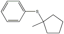 Sulfide, 1-methylcyclopentyl phenyl (5CI) CAS#: 741269-79-4