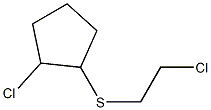 Sulfide, 2-chlorocyclopentyl 2-chloroethyl (5CI) CAS#: 743438-46-2